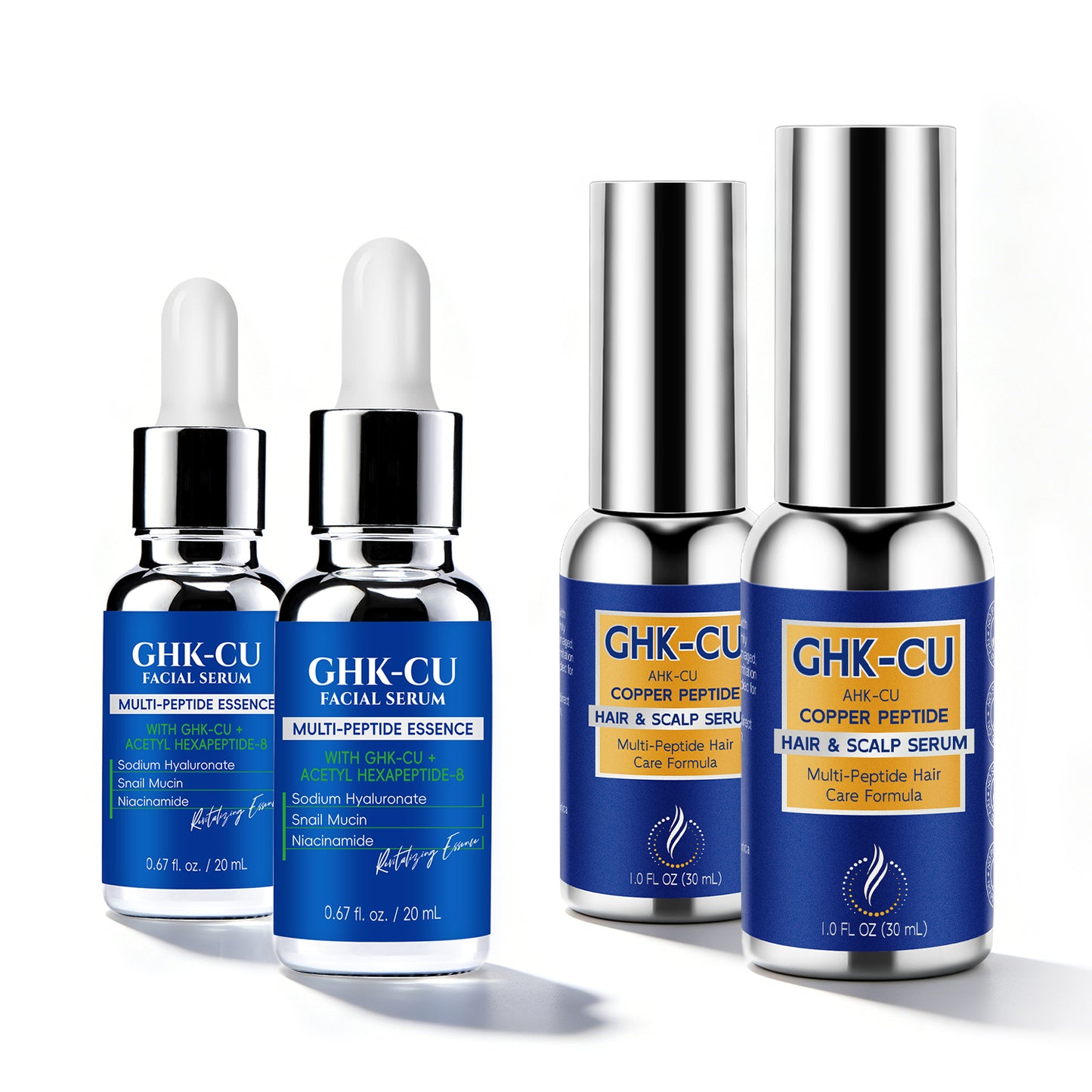 Copper Peptide Dual-Action Set|Face + Hair