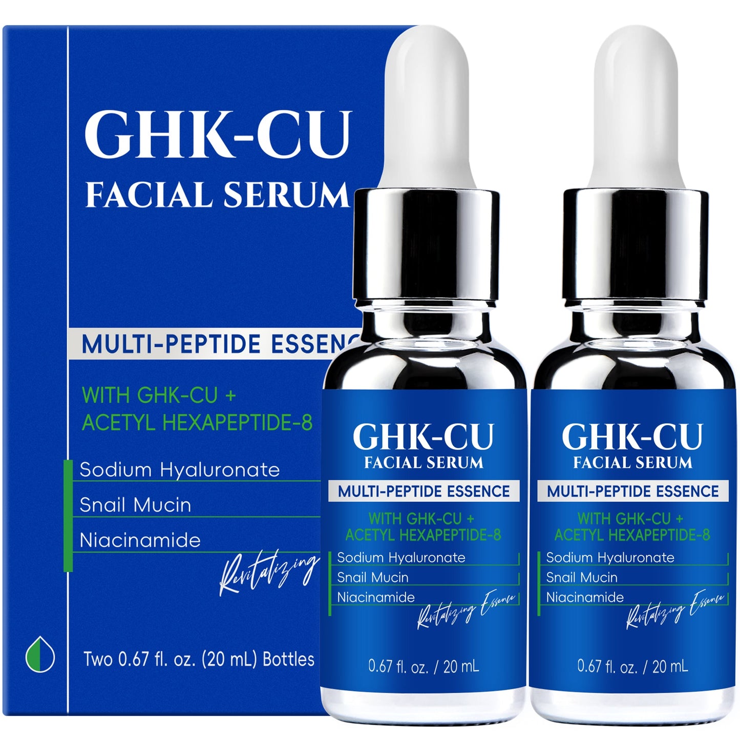 LANGCCI GHK-Cu Copper Peptides Serum for Face | Intelligent Multi-Peptide System
